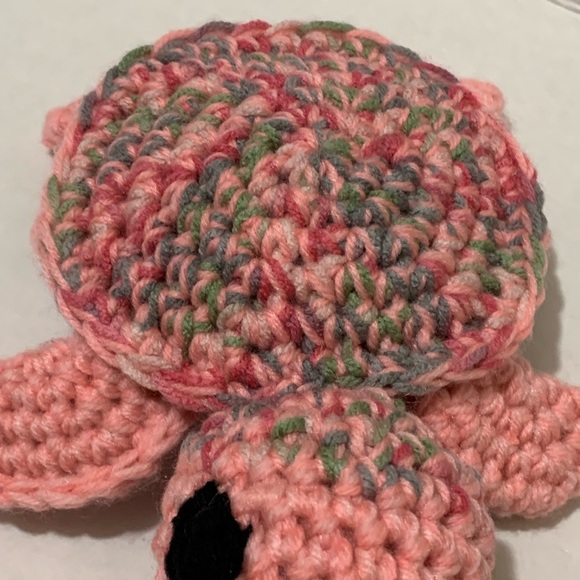 Nursery Decor Sea Turtle Crochet Turtle Handmade Stuffed Turtle - Picture 3 of 11